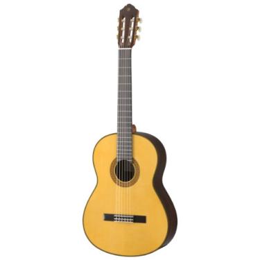 Imagem de Yamaha CG192S Guitarra clássica Spruce Top, marrom claro