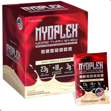 Imagem de Whey Myoplex Protein 40G Caixa 20 Unidade Baunilha Cellgenix