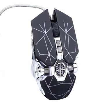 Imagem de Mouse Mecânico para Jogos RGB Com Resposta Rápida, Controle Preciso e Ergonômico para Computador