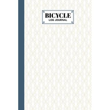 Imagem de Bicycle Log Journal: Bicycling ride journal Rhombuses Cover, Record your rides and performances, Gift idea for off road biking cycling enthusiasts | 120 Pages, Size 6" x 9" | by Minna Janssen