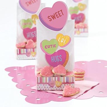 Imagem de Wilton Kits de bolsa de petisco Words Can Express (pacote com 6), multicolorido