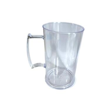 Imagem de Kit 10 Caneca Acrílico Transparente 300ml sem personalização