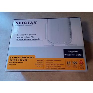 Imagem de Servidor de impress o Netgear WGPS606 802.11g com comutador de 4 portas