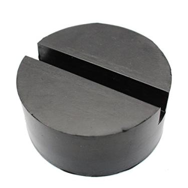 Imagem de TAKPART Jack Pad Carro SUV Ranhura de borracha com ranhuras Régua Hiraulic Piso Jack Disk Pad 35 mm Preto