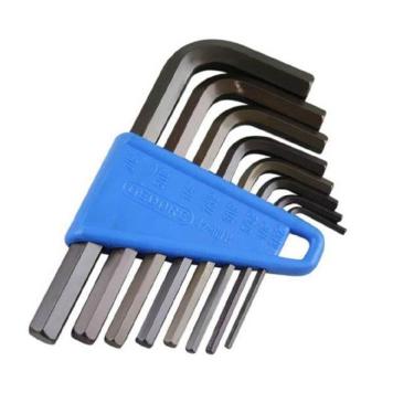 Imagem de Jogo De Chave Allen Gedore Medidas De 3/32 A 3/8 Polegadas 8 Peças