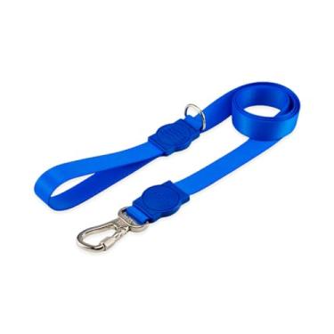Imagem de Dog Trip Brasil Coleira Guia Para Cães Cachorro Adestramento Passeio Porte Grande Médio Pequeno (Blue, G)