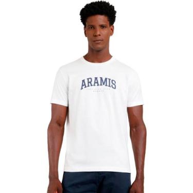 Imagem de Camiseta Aramis Move College In24 Off White Masculino
