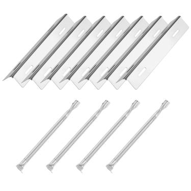 Imagem de Peças de reposição para churrasqueira NAPOLEON P500RSIBPSS-3 Prestige 500 4 queimadores a gás infravermelho de propano líquido, conjunto de placas térmicas de aço inoxidável e queimadores para