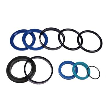 Imagem de HOLDWELL Kits de vedação de cilindro de direção 991-00021 991/00021 compatível com retroescavadeira JCB Direção 2WD 4WD 3CX 4CN Inclinação do manipulador telescópico 505-19 F.M 505-22 Cilindro