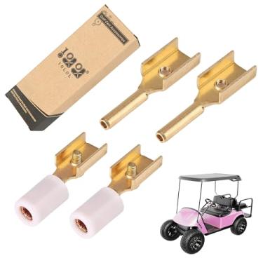 Imagem de 10L0L Conector de terminal de fio de carrinho de golfe para carregador de bateria e receptáculo para veículos EZGO 36V, conjunto de 4