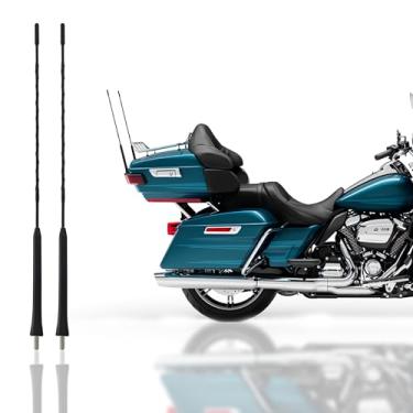 Imagem de Mastro de antena AM/FM/XM CB com chicote curto, 2 unidades para Harley Davidson 40,64 cm
