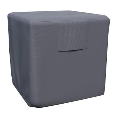Imagem de AKEfit Capa de ar condicionado para o exterior, proteção AC Defender resistente à prova d'água com tecido Oxford durável A/C capa para unidade externa protetor AC de varanda -86 cm L x 86 cm L x 76 cm A cinza