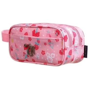 Imagem de Estojo Triplo Capricho Liberty Floral Rosa