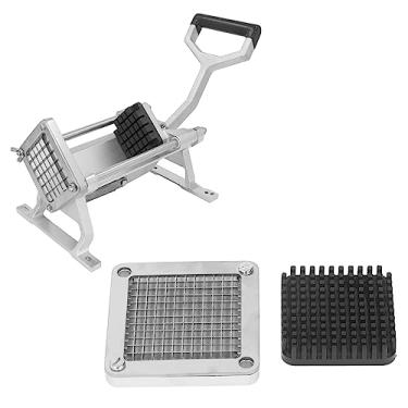 Imagem de Lâmina de Substituição do Cortador de Batata Frita, Lâmina de Corte Manual de Aço Inoxidável para Máquina de Corte de Frutas Pepino Cenoura Cebola Dicer, Operação Fácil e Segura