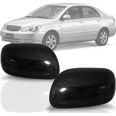 Imagem de Par Capa Retrovisor Toyota Corolla 2003 2004 2005 2006 2007 - SBC Peça