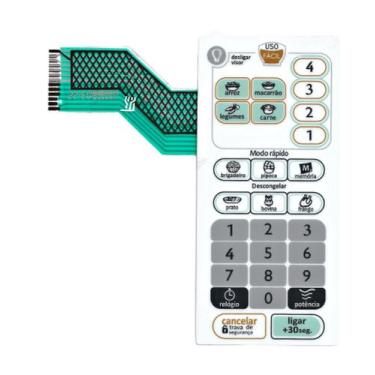 Imagem de Membrana teclado Para Microondas Consul Cmp 25 Uso Facil - TND