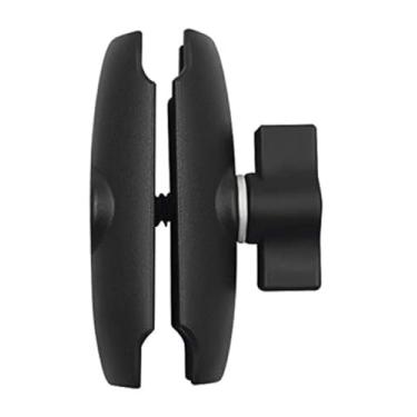 Imagem de Braço de soquete duplo de alumínio marinho para todos os adaptadores esféricos de 25 mm / tamanho B, compatível com RAM, Arkon, iBolt e mais (8,8 cm)