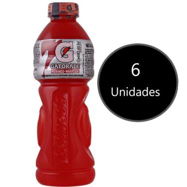 Imagem de Pack Com 6 Gatorade Sabor Morango e Maracujá 500ml