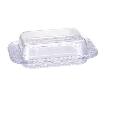 Imagem de Porta Manteiga Manteigueira Decorada Cristal Transparente - Keita