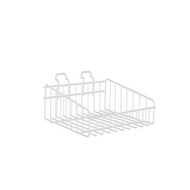 Imagem de Cesto Branco 0,20 X 0,20m P/ Painel Canaletado - 2 Unidades - Lm Balco