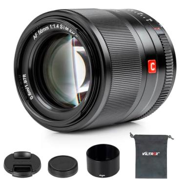 Imagem de VILTROX 56mm F1.4 f/1.4 EF-M Montagem Grande Abertura Autofoco Retrato APS-C Lente Prime para Câmeras Canon EOS M M10 M100 M2 M3 M5 M50 M50II M6 M6II- Preto