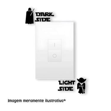 Imagem de Adesivo de Interruptor Dark Side - Lojinha da Luc Adesivos
