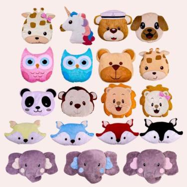 Imagem de Almofada De Pelúcia Decorativa Safari Baby Para Crianças - Reberson Me