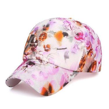 Imagem de Boné Feminino Laço Floral RANAWELLA - ElaShopp