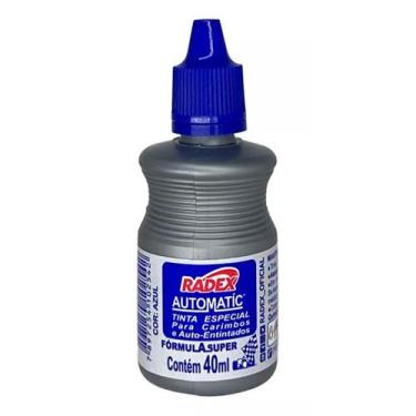 Imagem de Tinta Para Carimbo Automatico Radex Azul 40ml