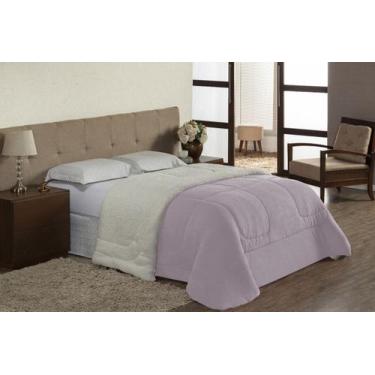 Imagem de Coberdrom Queen Size Dupla Face Sherpa com Mantinha - Davy Enxovais,  
