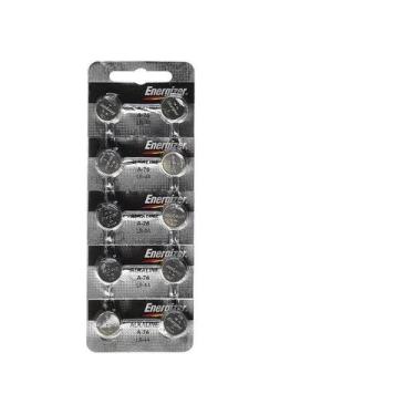 Imagem de 10 Bateria A76 LR44 Energizer P/Relógio Brinquedo