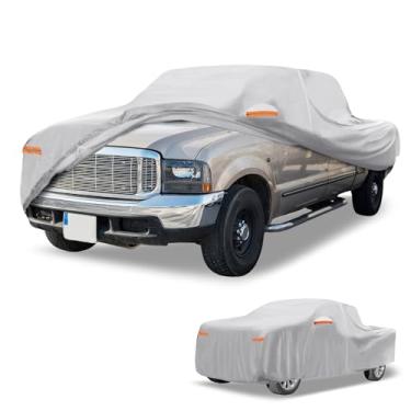 Imagem de Partuto 1 peça capa universal para carro à prova d'água para todos os climas, automotiva, externa, anti-UV, proteção contra chuva e chuva, cobertura externa completa 190T-PU tom prateado adequado para