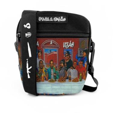 Imagem de Shoulder Bag Mini Bolsa Lateral Pega a Visão Rappers - MP Moda Masculi