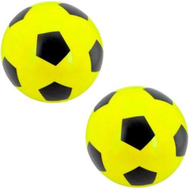 Imagem de 02x Bola De Vinil Pingo Dente De Leite Futebol Kit Atacado - Supri Lar