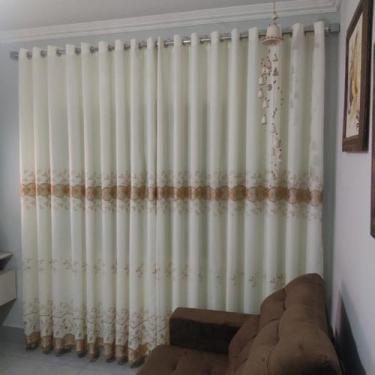 Imagem de Cortina Gripir Com Microfibra Para Quarto Bastão 6,00x2,50 - Salvatex 