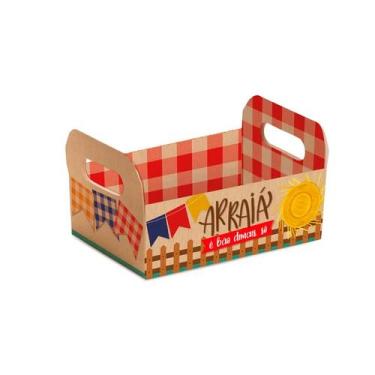 Imagem de Caixote de Papel Cartão - Festança - 1 unidade - Cromus - Rizzo