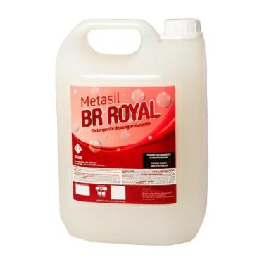 Imagem de Br Royal Detergente Desengordurante 5 Litros Rende 1 : 20 - Metasil