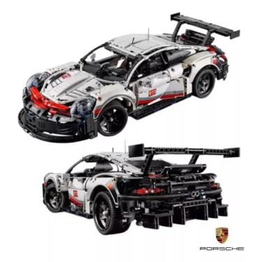 Imagem de Porsche 911 Rsr Supercarros - Bloco De Montar - 1.580 Peças - Lepin