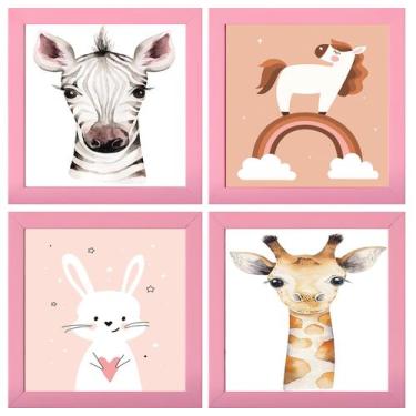 Imagem de Kit Quadrinhos Decorativo para Quarto de Bebê Infantil Menino Menina S