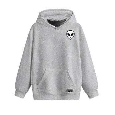 Imagem de Blusão Moletom Canguru Et Infantil Personalizado com Capuz e Bolso - C