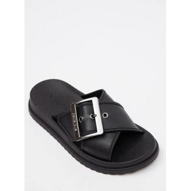 Imagem de Chinelo Petite Jolie Ajustável Confortável Feat PJ7482, Preto, 36