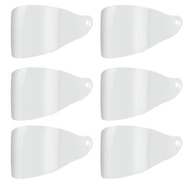 Imagem de Kit Viseira Capacete Pro Tork Liberty 3 Solid - 6 Unidades, CRISTAL, Ú