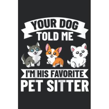 Imagem de Dog Sitting Walking Dog Walker Pet Sitter Raglan Baseball Meme: Lined Journal Notebook To Do Schedule, Medium 6x9 Inches, 110 Pages, Printed Cover