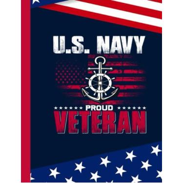 Imagem de US Navy Poud Veteran Composition Notebook: US Memorial Day,Notebook For Boy,Teens,Students for Writing Notes | Veteran Journal College Ruled | 100 Pages 8.5x11 in