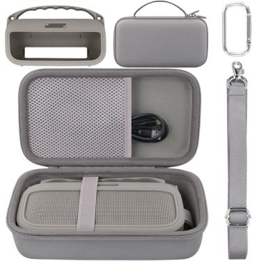 Imagem de co2CREA Capa rígida e de silicone de substituição para alto-falante portátil Bose SoundLink Flex 2ª geração/Bose SoundLink Flex Bluetooth (capa de arenito)