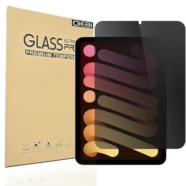 Imagem de DIEBI Protetor de tela de privacidade I Pack para iPad mini 7 (2024, 7ª geração) /iPad Mini 6 (2021, 6ª geração), Apple Pencil de 8,3 polegadas 2ª compatível com filme de vidro temperado 9H