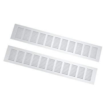 Imagem de Grade de Ventilação Retangular da Placa da Grade de Ventilação de Ar para Armário de Sapatos RV (80 * 450mm)