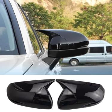 Imagem de XITER Tampa do espelho lateral retrovisor lateral para Honda CRV 2017 2018 2019 2020 2021 2022, preto brilhante
