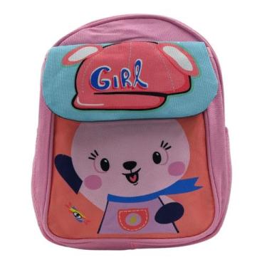 Imagem de Mochila Escolar Infantil de Costas Bolsa Alça Reforçada Passeio Person
