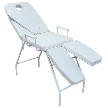 Imagem de Maca Estética Massagem Bi-Perna Com Orifício facial e Braços